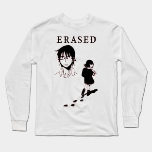 Kayo and Satoru Erased Boku dake ga inai machi Long Sleeve T-Shirt